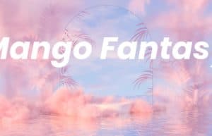 Picture of a spiritual background with the words Mango Fantasy written on it