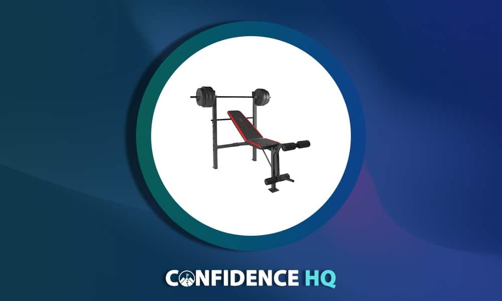 CAP Strength Standard Bench with 100 lb Weight Set review - featured image
